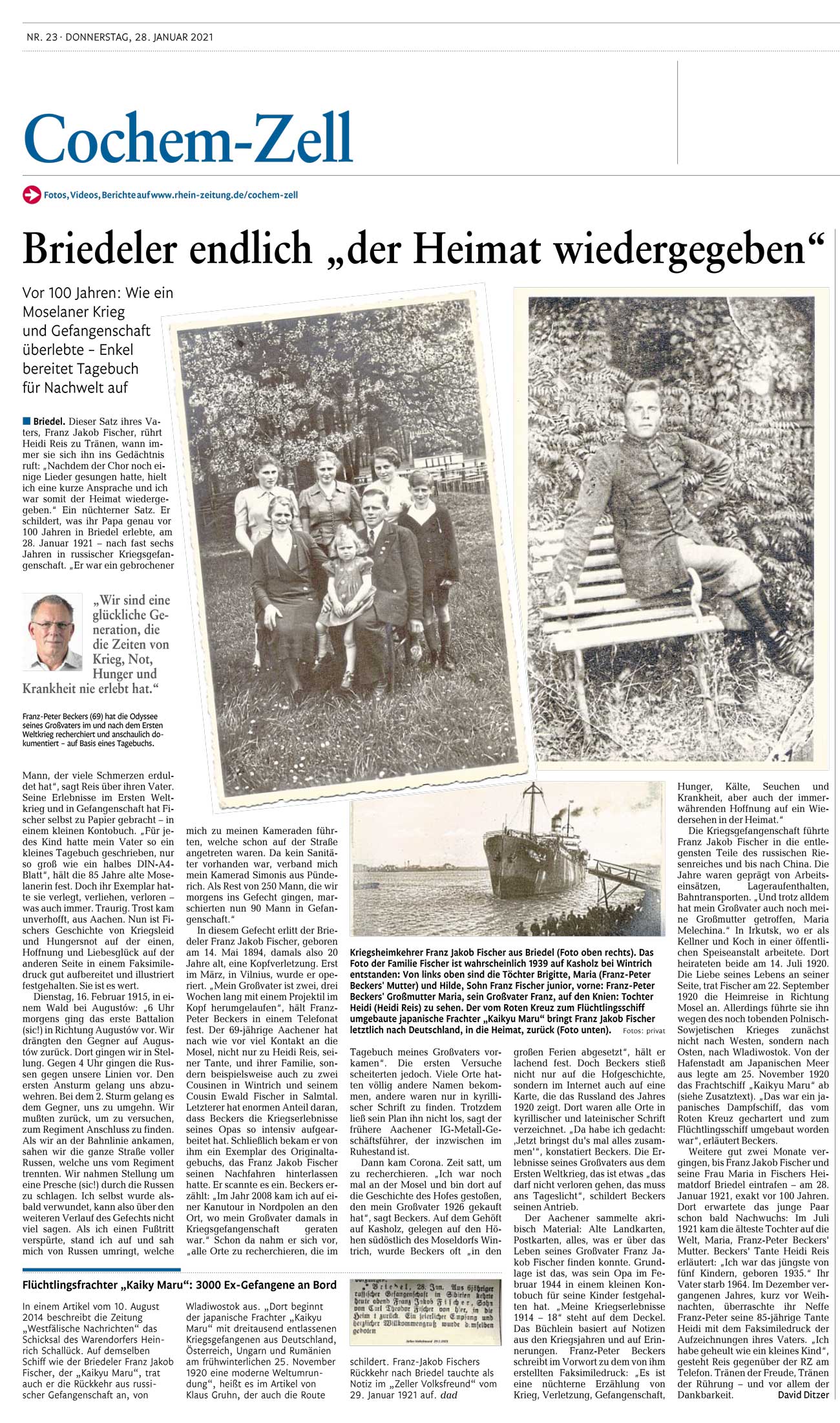 Rhein Zeitung Kreis Cochem Zell 28.01.2021[15]